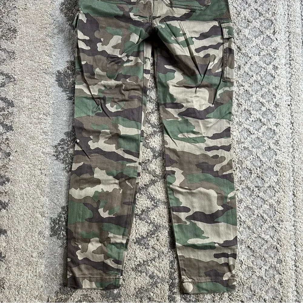 J.Crew Cargo Toothpick Camo Pants 25